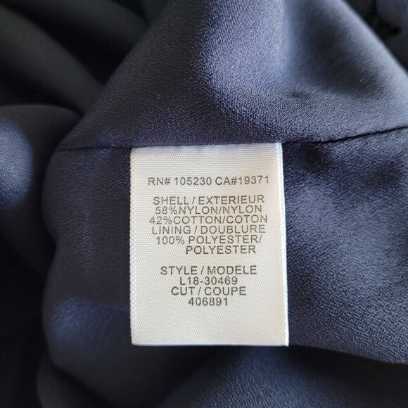 Joie Rori Cotton Blend Navy Blue Sleeveless Lace Mini Dress - Picture 5 of 6